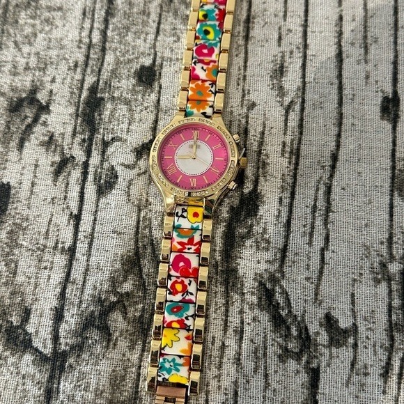 Floral detail watch multicoloured new gift jewellery - Picture 2 of 12